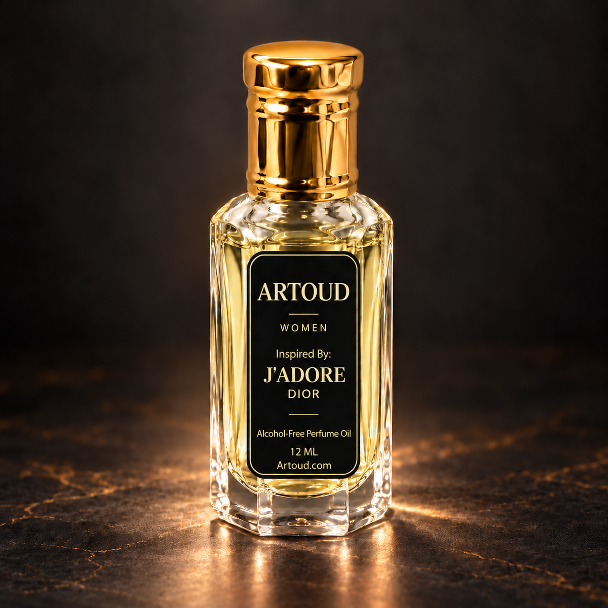 ARTOUD 14 — Golden Bloom | Inspired By: J’ADORE — DIOR | For Women | Alcohol-Free Perfume Oil · 12 ML