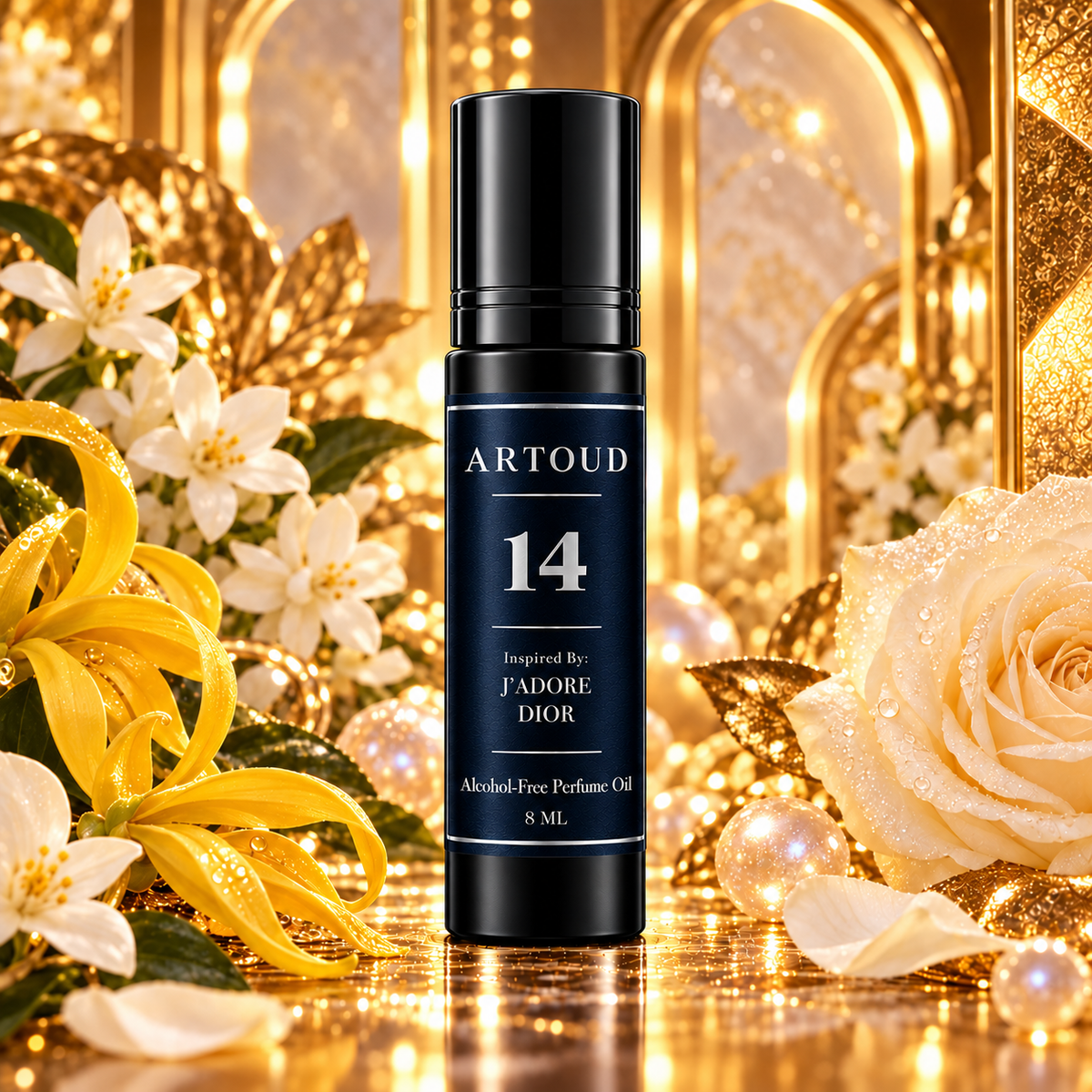 ARTOUD 14 | Inspired By: J’ADORE — DIOR | For Women | Alcohol-Free Perfume Oil · 8 ML