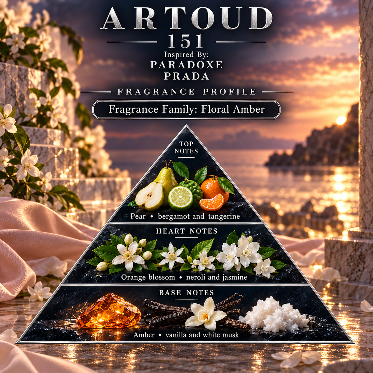 ARTOUD 151 Inspired By PARADOXE fragrance profile