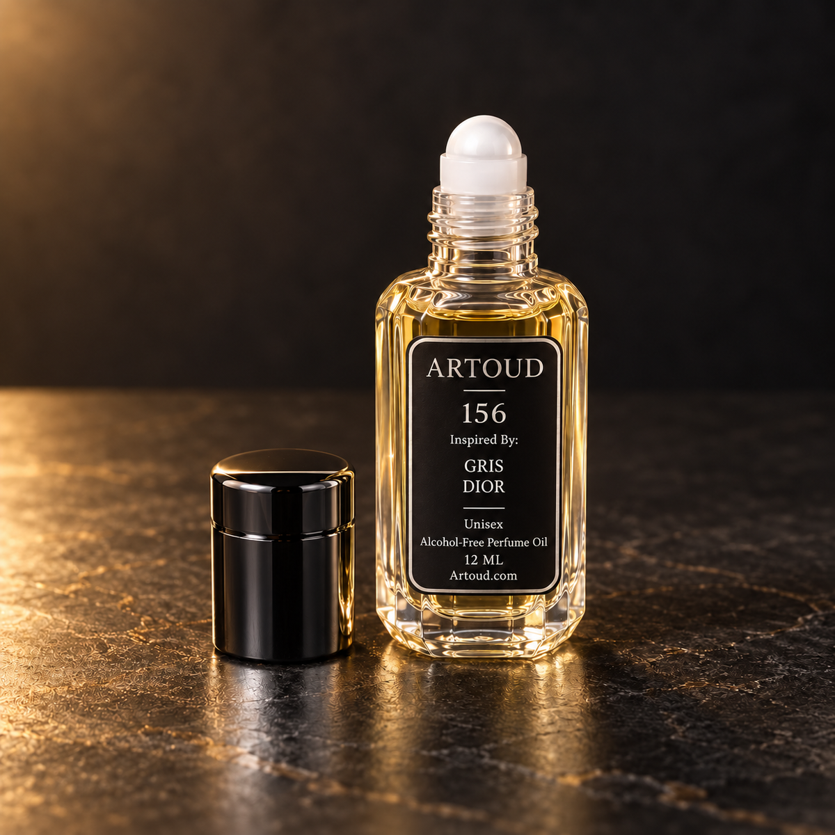 ARTOUD 156 | Inspired By: GRIS — DIOR | Unisex | Open Roll-On Perfume Oil · 12 ML