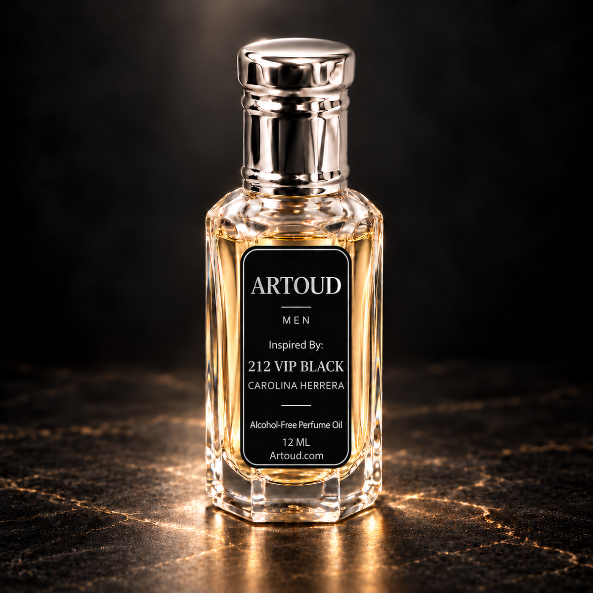 ARTOUD 87 | Inspired By: 212 VIP BLACK — CAROLINA HERRERA | For Men | Alcohol-Free Perfume Oil · 12 ML