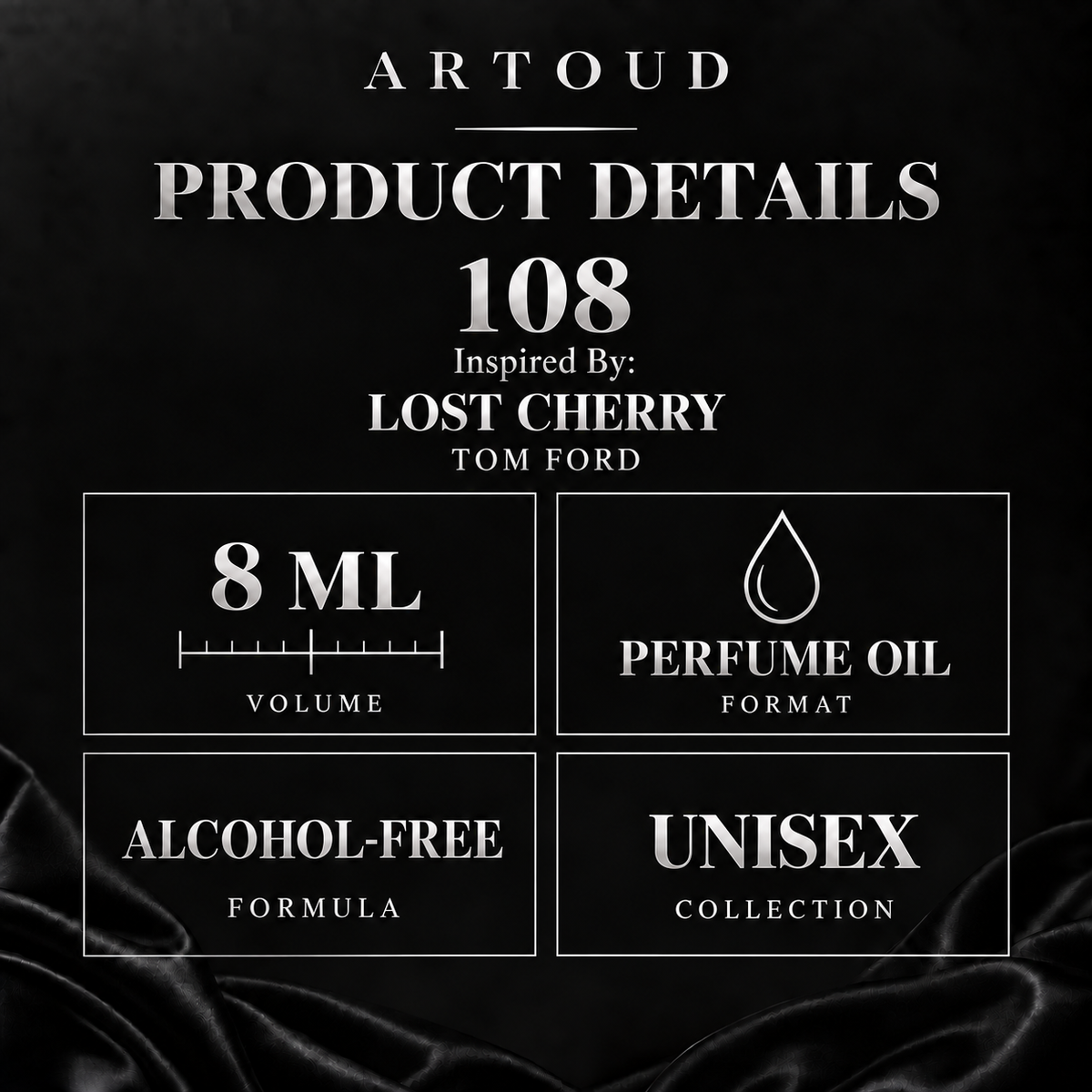 ARTOUD 108 | Inspired By: LOST CHERRY — TOM FORD | Unisex | Product Details