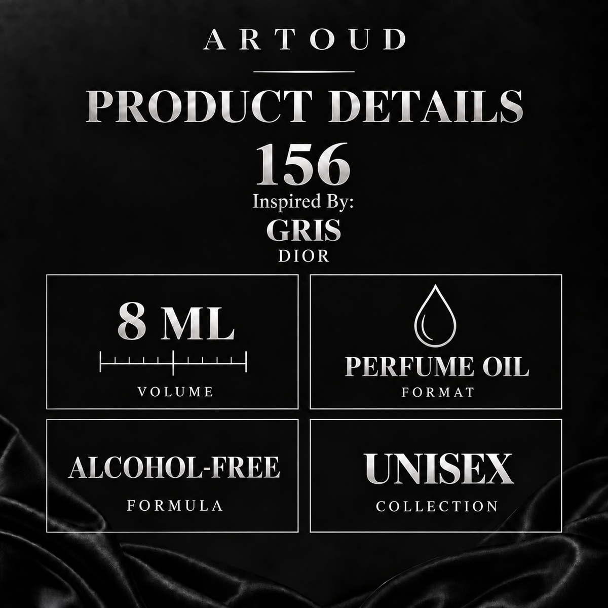 ARTOUD 156 | Inspired By: GRIS — DIOR | Unisex | Product Details