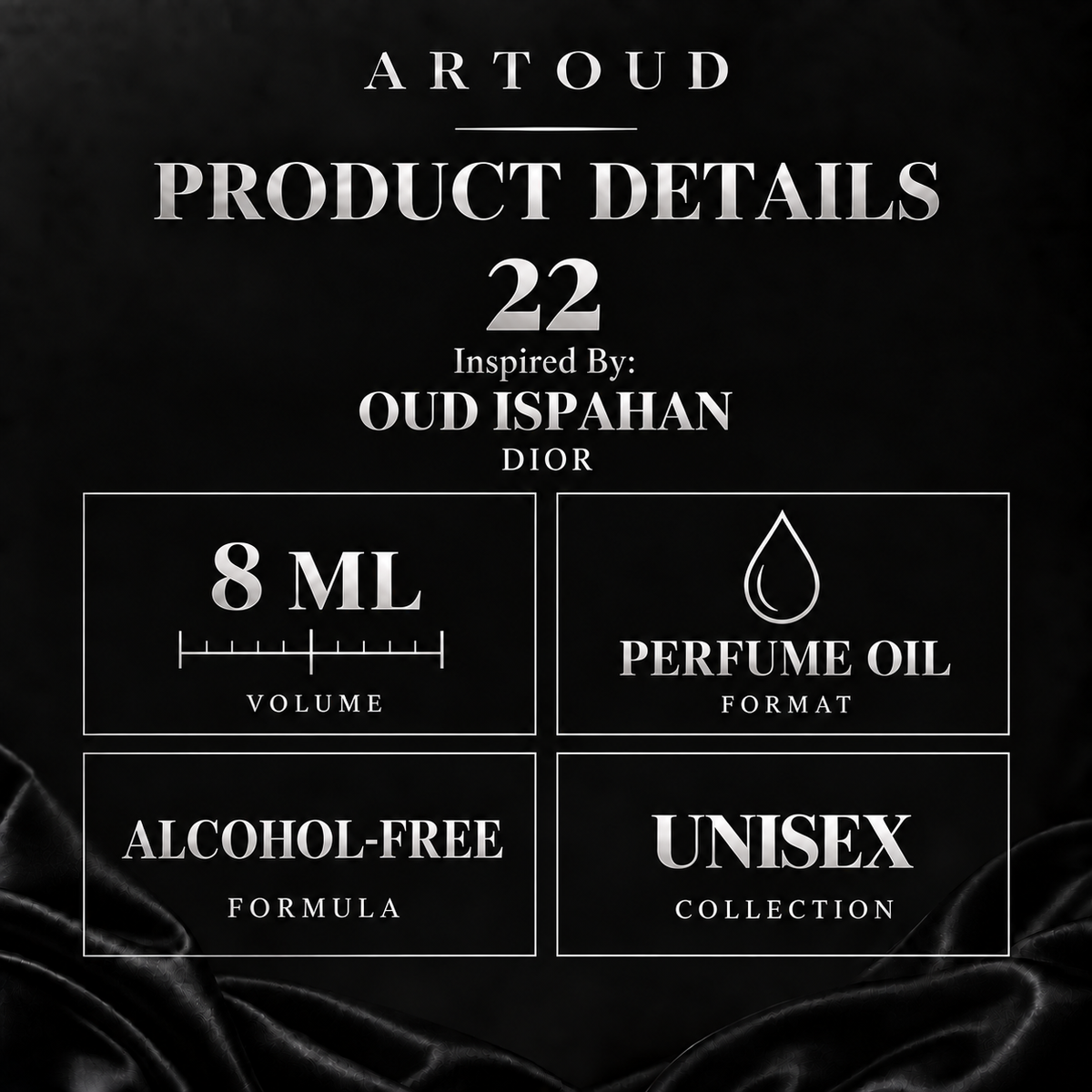 ARTOUD 22 | Inspired By: OUD ISPAHAN — DIOR | Unisex | Product Details