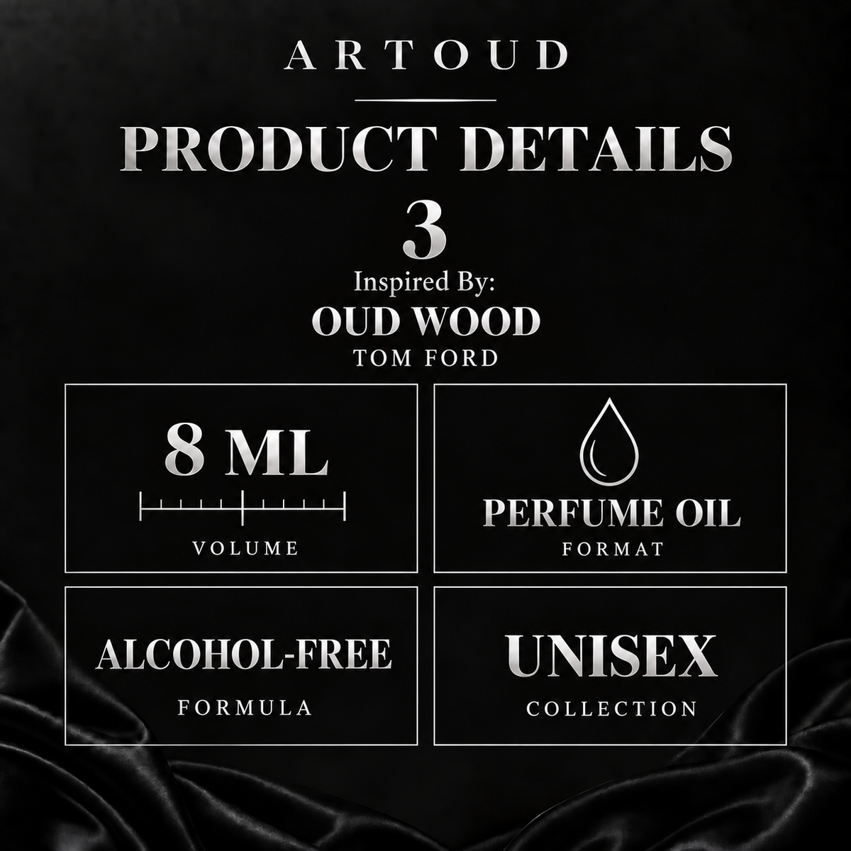 ARTOUD 3 | Inspired By: OUD WOOD — TOM FORD | Unisex | Product Details