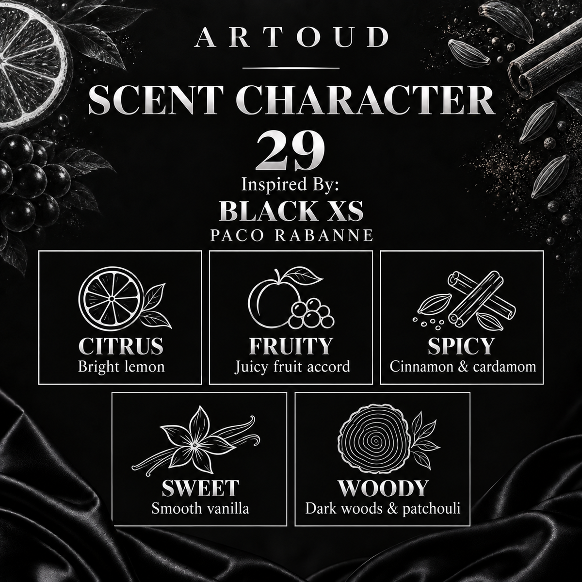 ARTOUD 29 | Inspired By: BLACK XS — PACO RABANNE | For Men | Scent Character