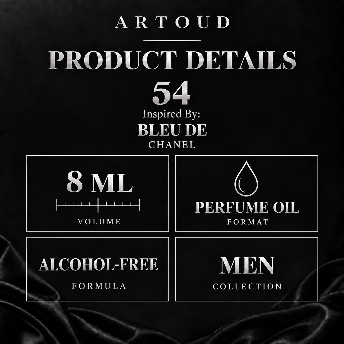 ARTOUD 54 | Inspired By: BLEU DE — CHANEL | For Men | Product Details