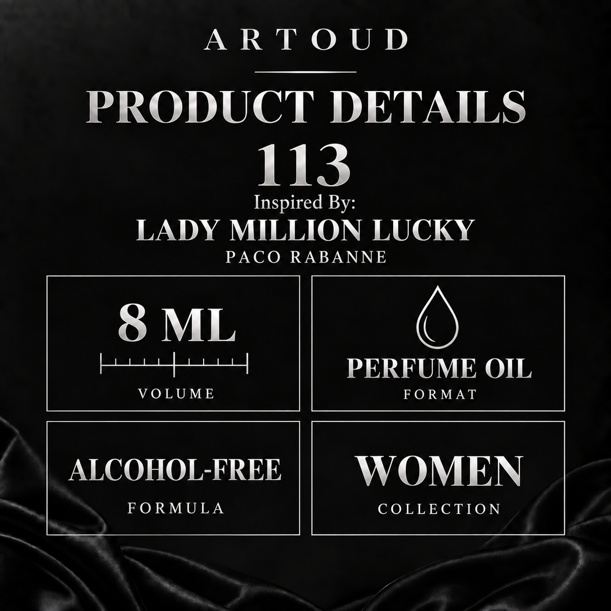 ARTOUD 113 | Inspired By: LADY MILLION LUCKY — PACO RABANNE | For Women | Product Details