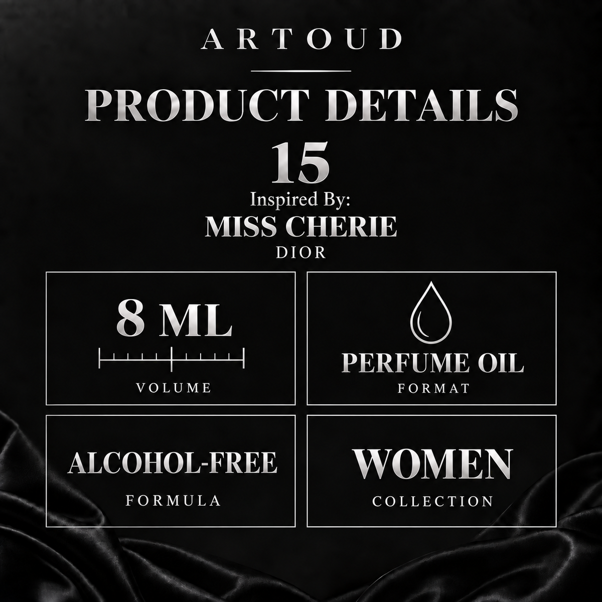 ARTOUD 15 | Inspired By: MISS CHERIE — DIOR | For Women | Product Details