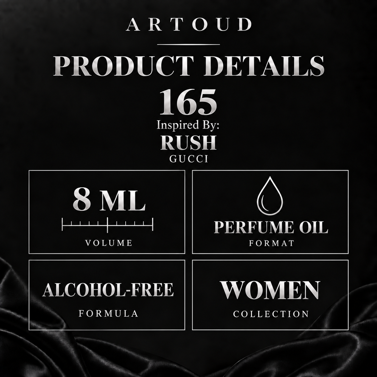 165 – Inspired By: RUSH, GUCCI – Product details