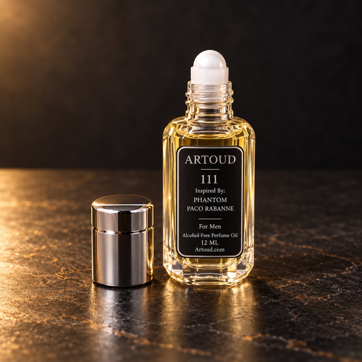 ARTOUD 111 | Inspired By: PHANTOM — PACO RABANNE | For Men | Open Roll-On Perfume Oil · 12 ML