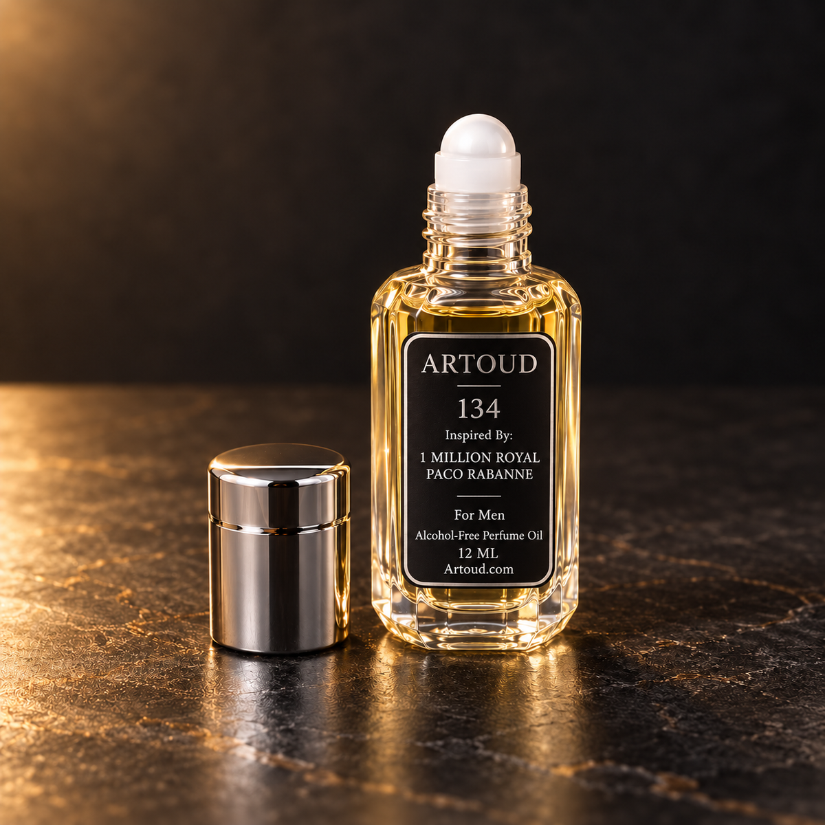 ARTOUD 134 | Inspired By: 1 MILLION ROYAL — PACO RABANNE | For Men | Open Roll-On Perfume Oil · 12 ML