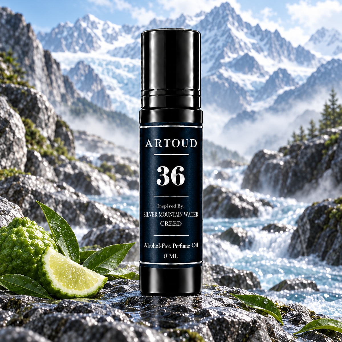 ARTOUD 36 – Inspired By: SILVER MOUNTAIN WATER, CREED – Alcohol-Free Perfume Oil 8 ML