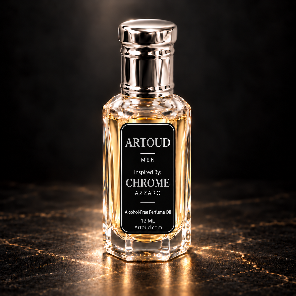 ARTOUD 98 | Inspired By: CHROME — AZZARO | For Men | Alcohol-Free Perfume Oil · 12 ML