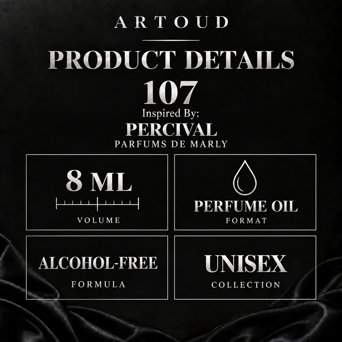 ARTOUD 107 | Inspired By: PERCIVAL — PARFUMS DE MARLY | Unisex | Product Details