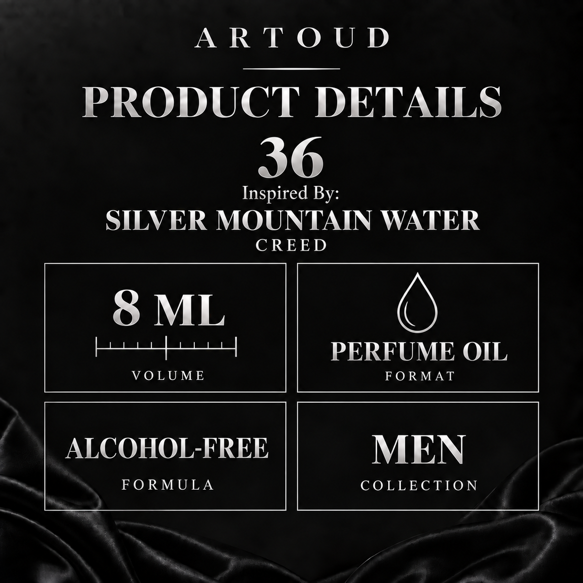 ARTOUD 36 | Inspired By: SILVER MOUNTAIN WATER — CREED | For Men | Product Details