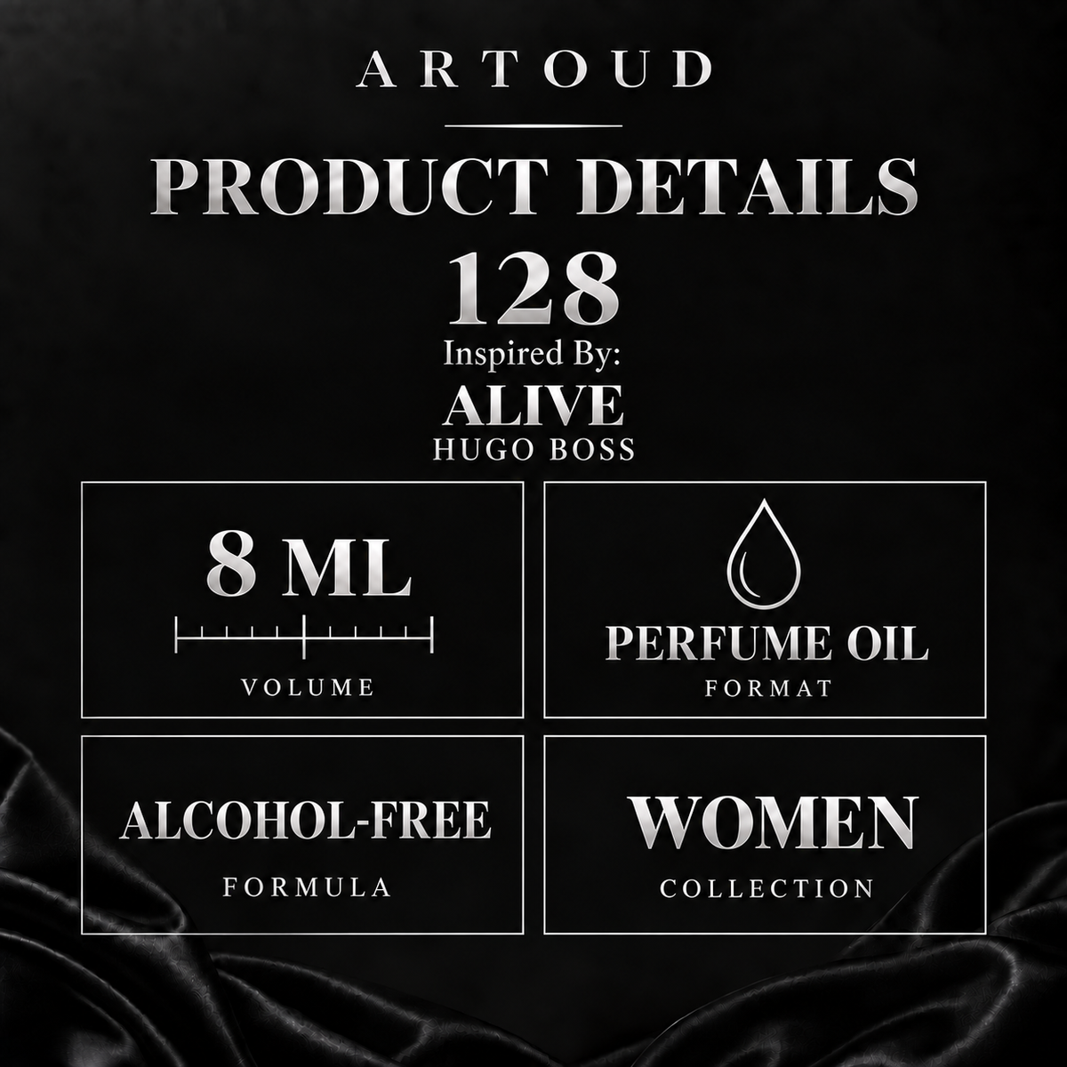 ARTOUD 128 | Inspired By: ALIVE — HUGO BOSS | For Women | Product Details