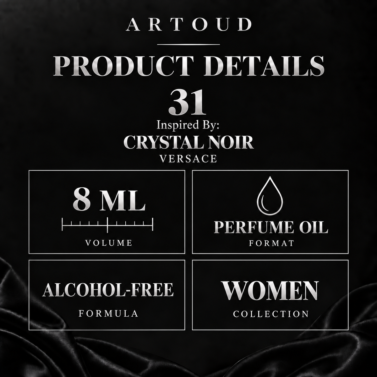 ARTOUD 31 | Inspired By: CRYSTAL NOIR — VERSACE | For Women | Product Details